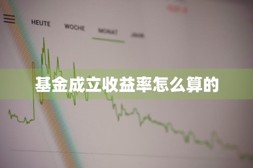 基金成立收益率怎么算的
