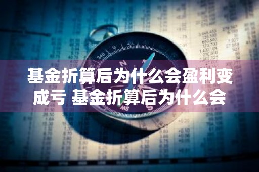 基金折算后为什么会盈利变成亏 基金折算后为什么会盈利变成亏损