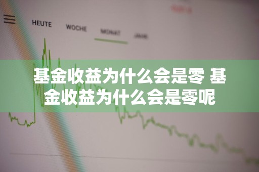 基金收益为什么会是零 基金收益为什么会是零呢