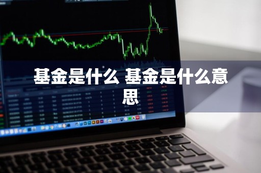 基金是什么 基金是什么意思