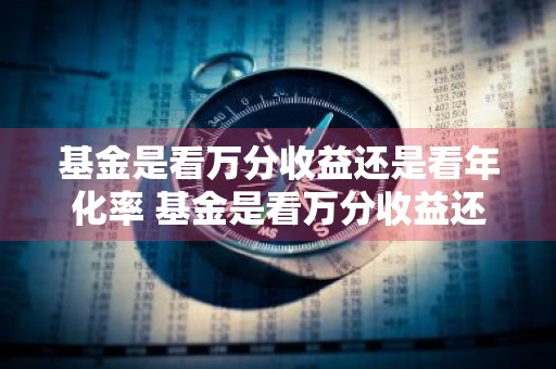 基金是看万分收益还是看年化率 基金是看万分收益还是看年化率收益