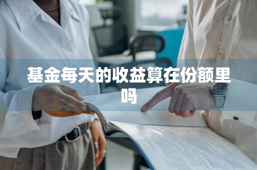 基金每天的收益算在份额里吗