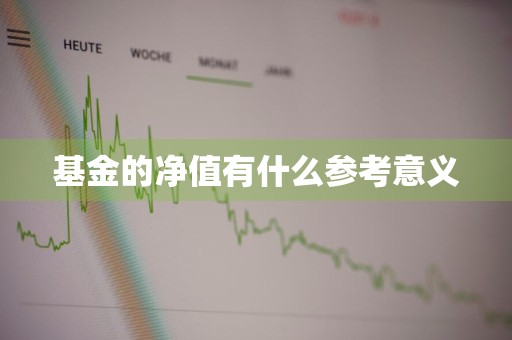 基金的净值有什么参考意义
