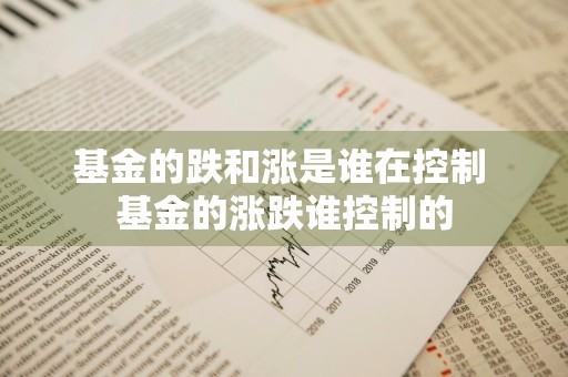 基金的跌和涨是谁在控制 基金的涨跌谁控制的