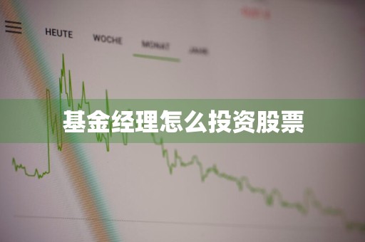 基金经理怎么投资股票