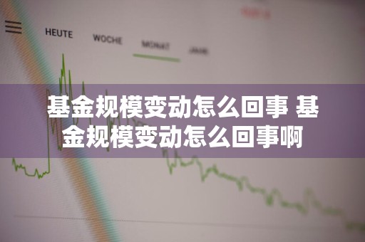 基金规模变动怎么回事 基金规模变动怎么回事啊