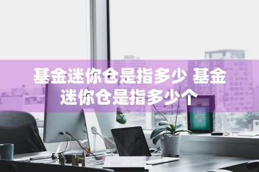 基金迷你仓是指多少 基金迷你仓是指多少个