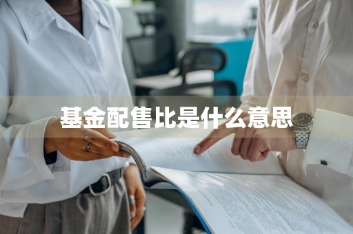 基金配售比是什么意思