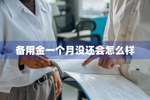 备用金一个月没还会怎么样