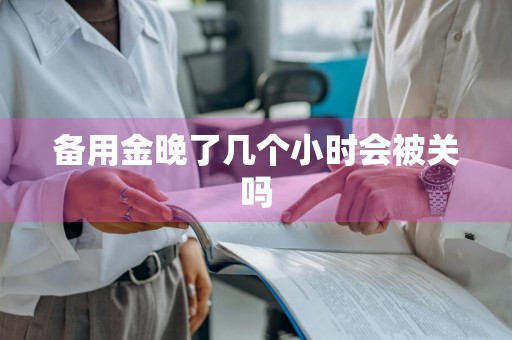 备用金晚了几个小时会被关吗