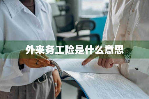 外来务工险是什么意思