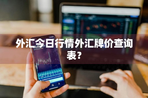 外汇今日行情外汇牌价查询表？