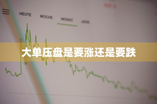 大单压盘是要涨还是要跌