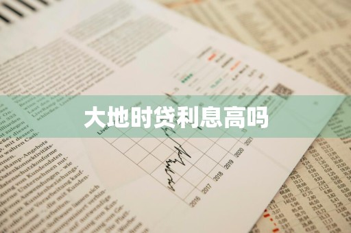大地时贷利息高吗