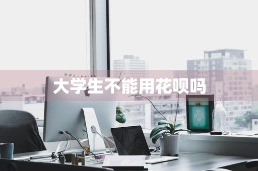 大学生不能用花呗吗