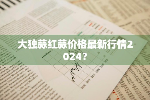 大独蒜红蒜价格最新行情2024？