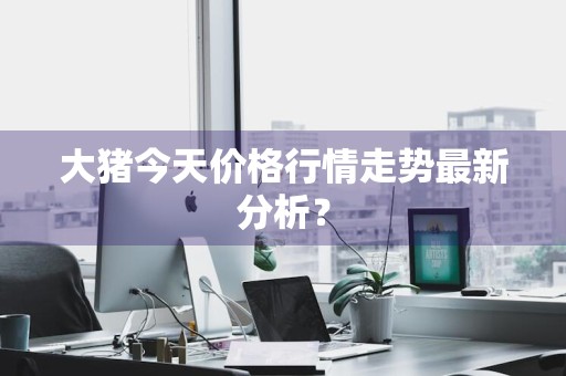大猪今天价格行情走势最新分析？