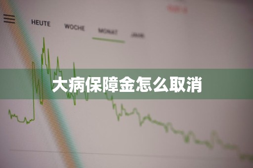 大病保障金怎么取消