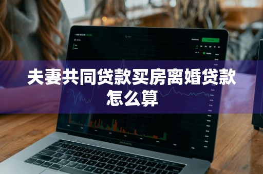 夫妻共同贷款买房离婚贷款怎么算