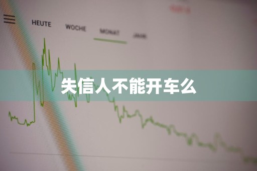 失信人不能开车么