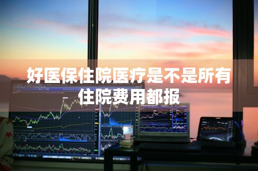 好医保住院医疗是不是所有住院费用都报