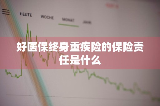 好医保终身重疾险的保险责任是什么
