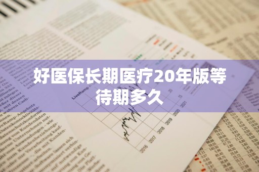 好医保长期医疗20年版等待期多久