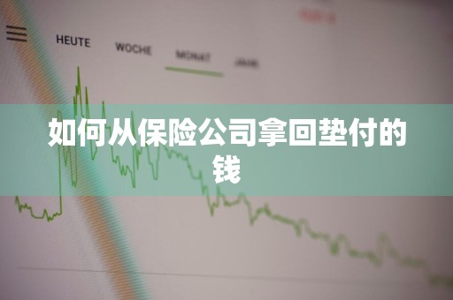 如何从保险公司拿回垫付的钱
