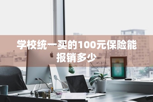 学校统一买的100元保险能报销多少