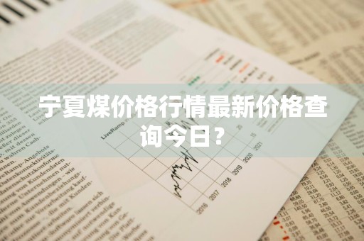 宁夏煤价格行情最新价格查询今日？