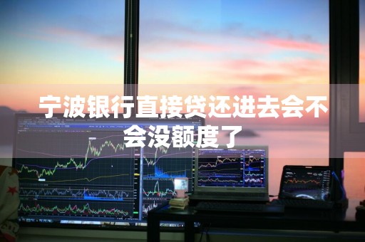 宁波银行直接贷还进去会不会没额度了
