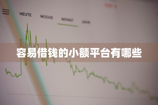 容易借钱的小额平台有哪些