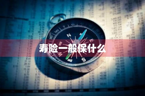寿险一般保什么
