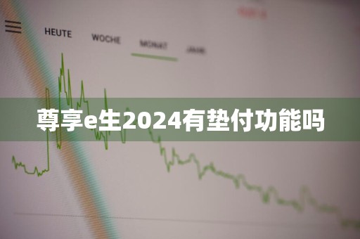 尊享e生2024有垫付功能吗