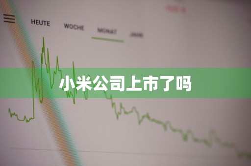 小米公司上市了吗