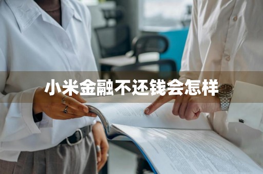 小米金融不还钱会怎样
