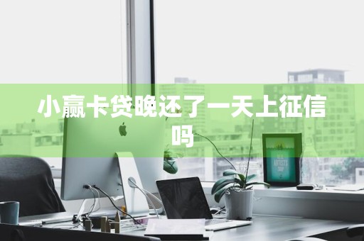 小赢卡贷晚还了一天上征信吗