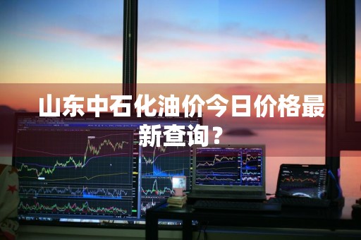 山东中石化油价今日价格最新查询？