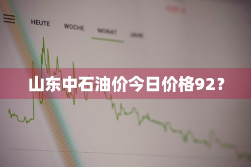 山东中石油价今日价格92？