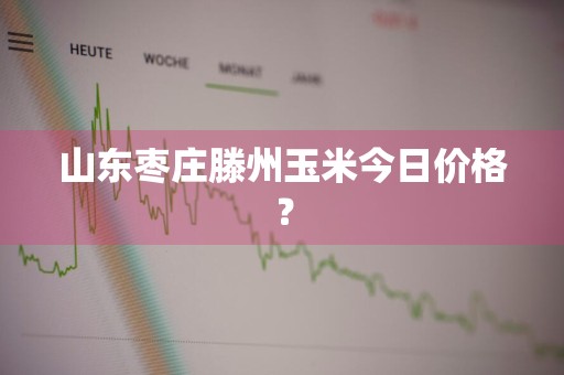 山东枣庄滕州玉米今日价格？