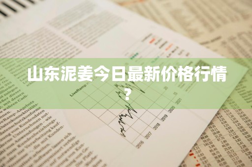 山东泥姜今日最新价格行情？