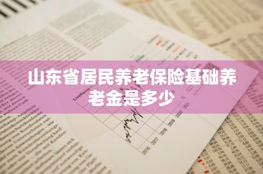山东省居民养老保险基础养老金是多少