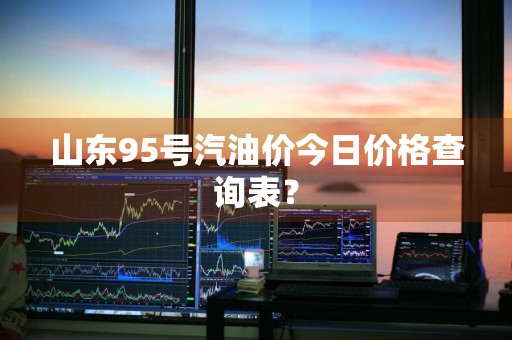 山东95号汽油价今日价格查询表？