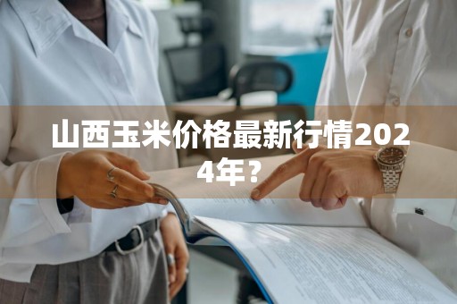山西玉米价格最新行情2024年？