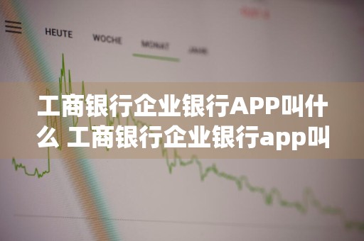 工商银行企业银行APP叫什么 工商银行企业银行app叫什么名字