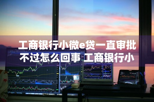 工商银行小微e贷一直审批不过怎么回事 工商银行小微e贷一直审批不过怎么回事