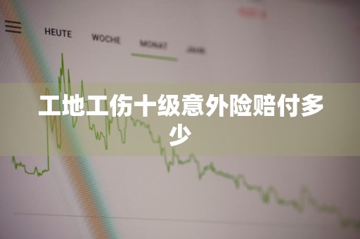 工地工伤十级意外险赔付多少