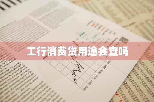 工行消费贷用途会查吗