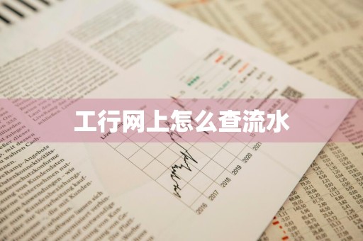 工行网上怎么查流水