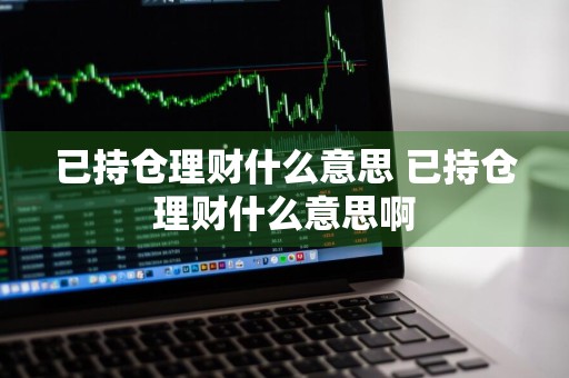 已持仓理财什么意思 已持仓理财什么意思啊